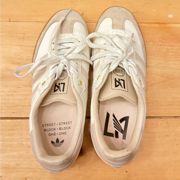 adidas LAFC Samba White and Beige - Picture 3 of 5